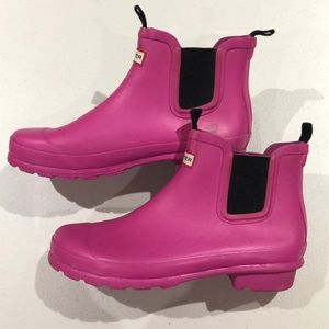 Hunter Pink Women's Winter & Rain Boots